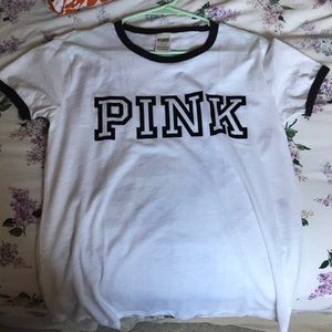 VSpink ringer tee